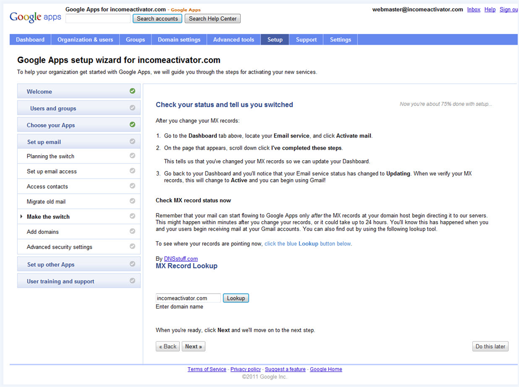 Creating A Business Email Account
